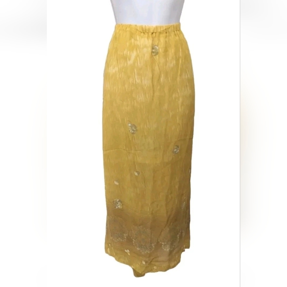 NWT Donizetti Midi Skirt XL Chiffon Tribal Whimsical #750